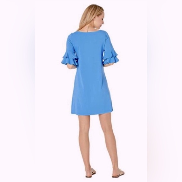 Lilly Pulitzer NWT Lula Dress Costal Blue Size XXS,S - Picture 4 of 11
